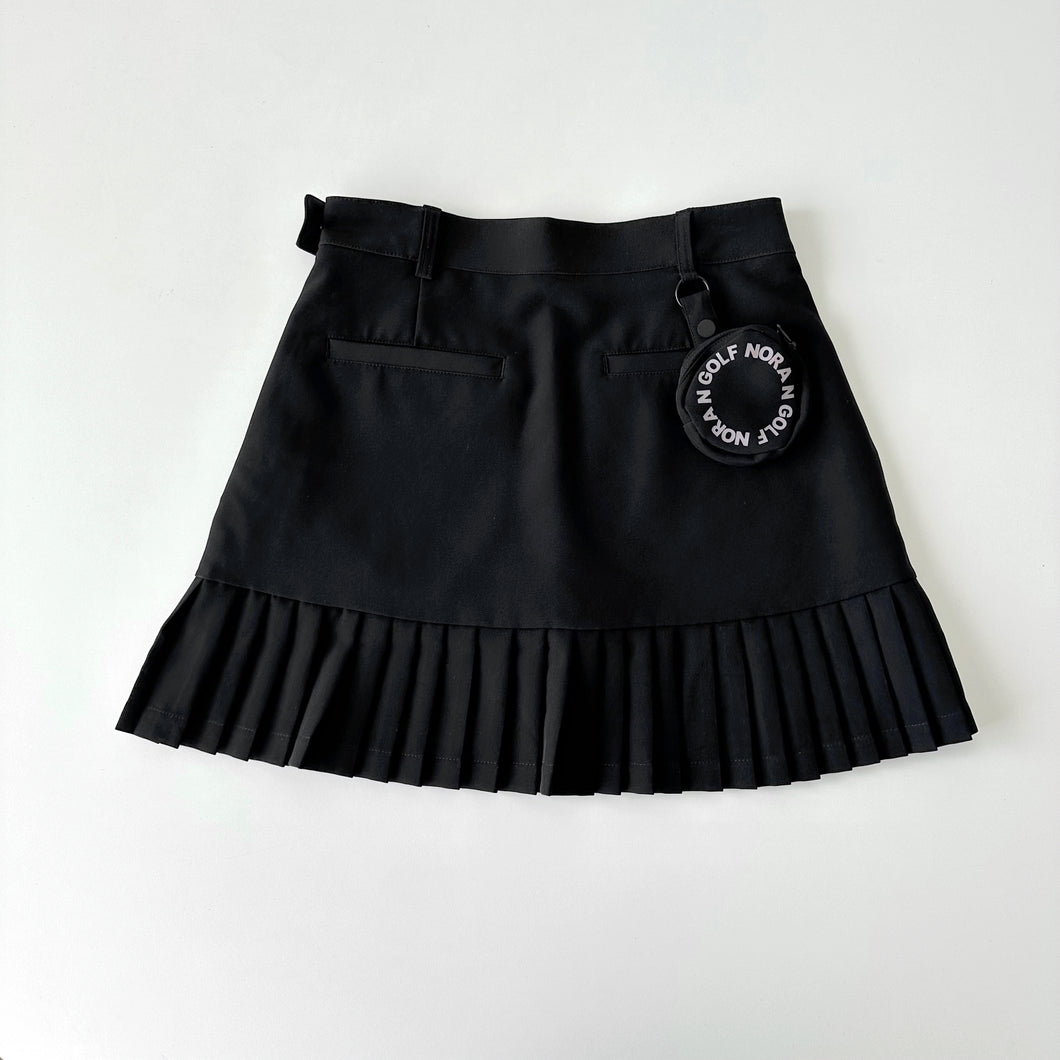 noraN Golf Skirt with Pouch Black