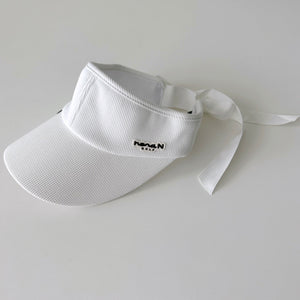 noraN Wide Brim Visor White