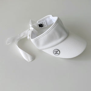 noraN Wide Brim Visor White