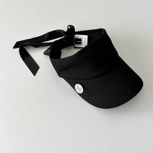 Load image into Gallery viewer, noraN Wide Brim Visor Black
