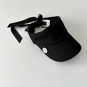 noraN Wide Brim Visor Black